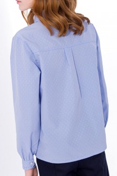 Прекрасная блузка для девочек 5030SC22 Vulpes голубой Familiy(фото7)