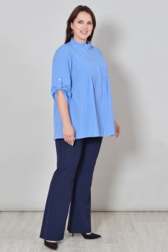 Голубая блузка с пуговицами Avigal(фото2)