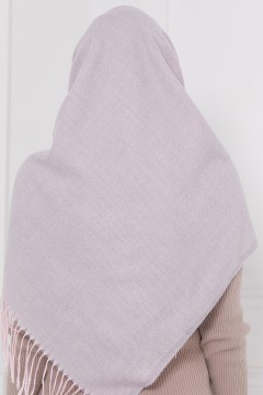 Лиловый тёплый платок Bellovera(фото4)