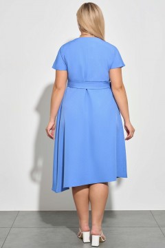 Голубое платье с поясом Aquarel(фото3)