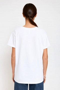 Белая футболка с печатью 10200510036 Concept Club(фото3)