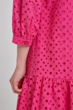 Платье из шитья цвета фуксии Priz(фото4)